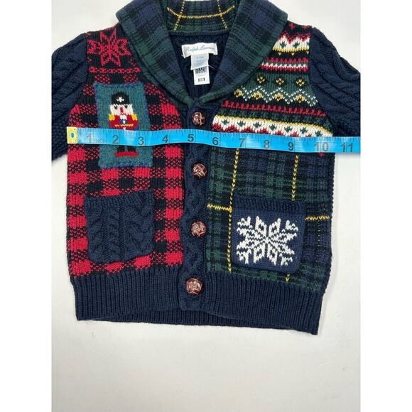Polo Ralph Lauren Baby Holiday Sweater with Nutcracker Patch Size 9M/12M - Picture 4 of 6